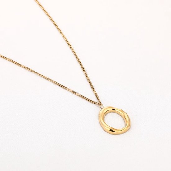 Bijoutheek Collier Open Cirkel Organisch