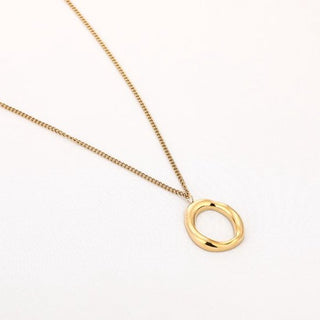 Bijoutheek Collier Open Cirkel Organisch