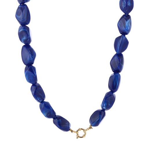 Bijoutheek Collier Kralen Geslepen Kralen