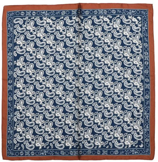 Bijoutheek Sjaal (Fashion) Vierkant Zijdezacht Paisley Zon
