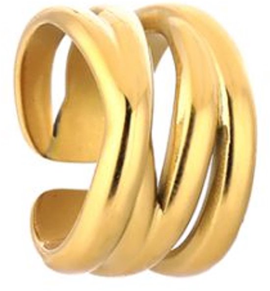 Bijoutheek Ring (Sieraad) Overlappend Bold