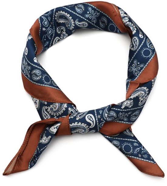 Bijoutheek Sjaal (Fashion) Vierkant Zijdezacht Paisley Zon
