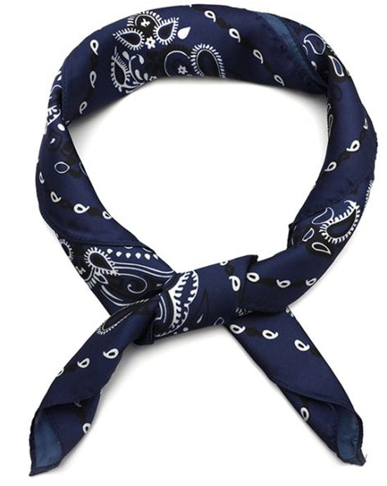 Bijoutheek Sjaal (Fashion) Vierkant Zijdezacht Paisley Rand