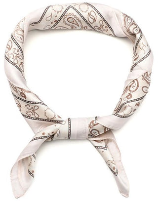 Bijoutheek Sjaal (Fashion) Vierkant Zijdezacht Paisley Zon