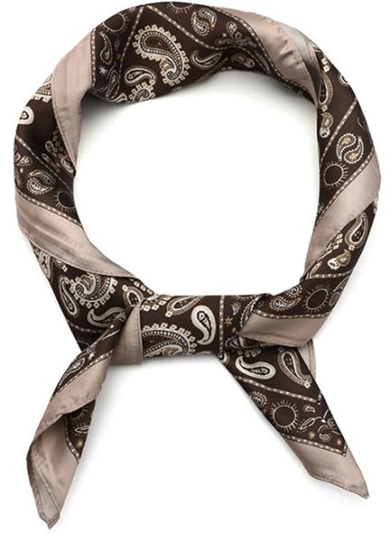 Bijoutheek Sjaal (Fashion) Vierkant Zijdezacht Paisley Zon
