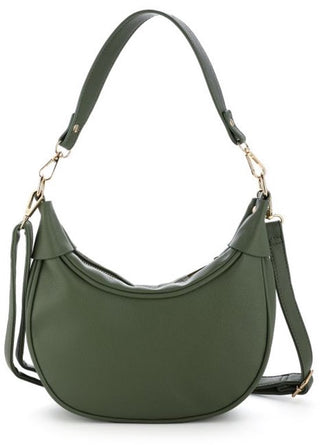 Kopen army-green Bijoutheek Tas Schoudertas Halve Maan