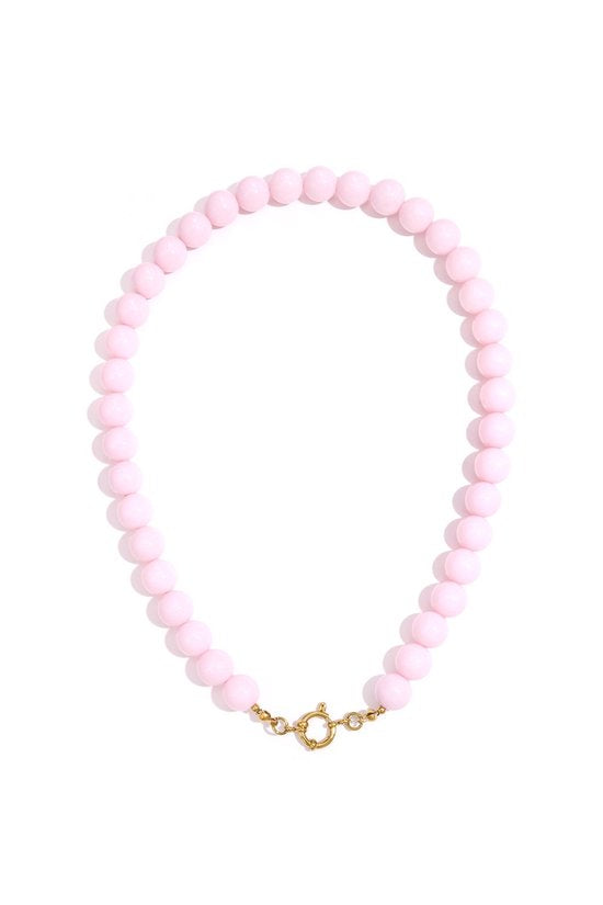 Bijoutheek Collier Kralen 12mm Statement