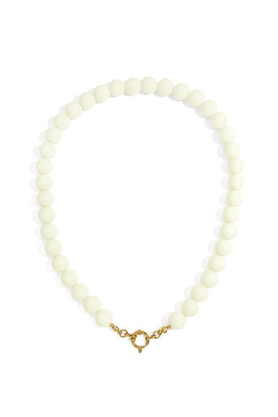 Bijoutheek Collier Kralen 12mm Statement