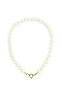 Bijoutheek Collier Kralen 12mm Statement