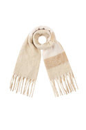 Bijoutheek Sjaal (Fashion) Geblokt Winter Franjes