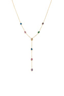 Bijoutheek Collier Y-Vorm Diverse Stenen