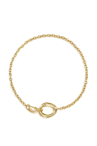 Bijoutheek Collier Organische Cirkel Voorsluiting