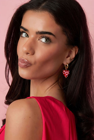 Bijoutheek Oorknoppen Chunky Hart Dots