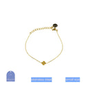Go Dutch Label Armband (Sieraad) Kinderen - Smalle Pols - Klaver