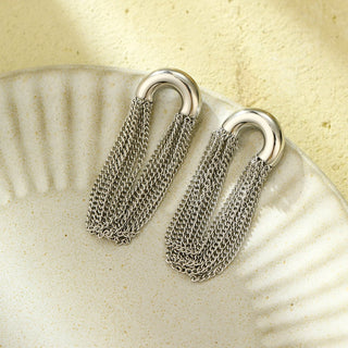 Bijoutheek Oorknoppen Tassel Ketting