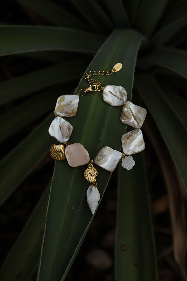 Bijoutheek Armband (Sieraad) Schelpen Zee Bedels