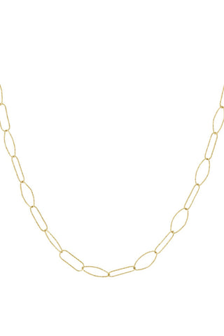 Bijoutheek Collier Schakels Geometrisch Bewerkt