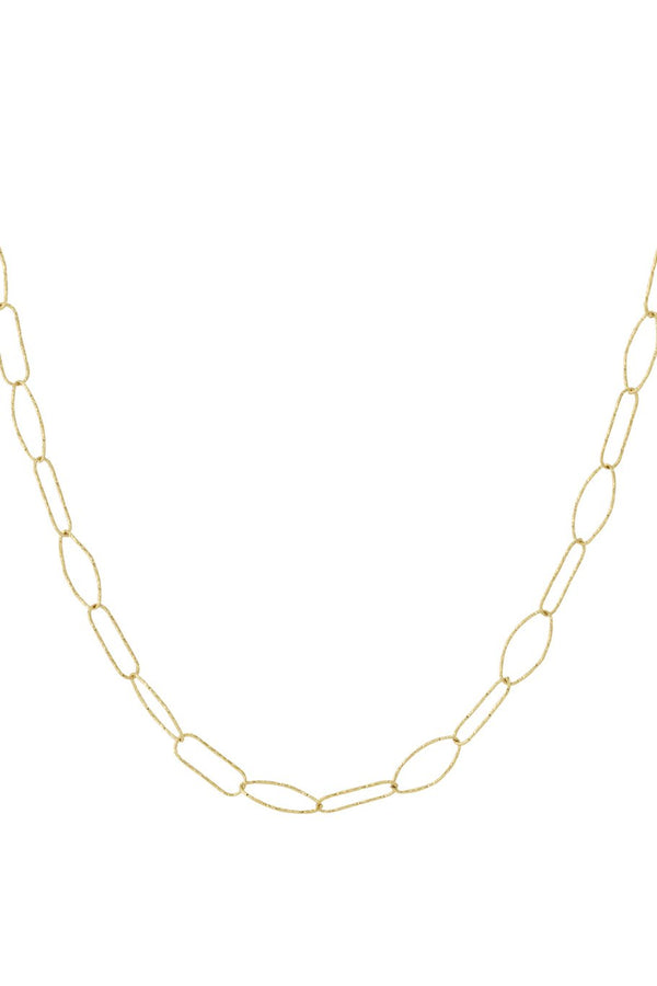 Bijoutheek Collier Schakels Geometrisch Bewerkt