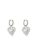 Bijoutheek Oorhangers Stralend Hart Chunky