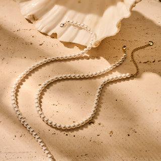 Biba Collier Parels Wit 6mm