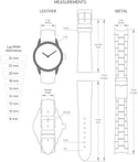 Morelatto watch strap Sprint Cream PMX032SPRINT (attachment size 14-20MM)