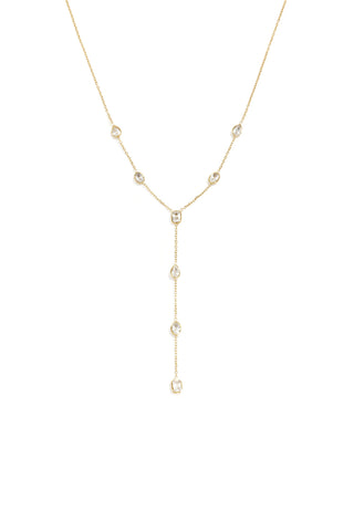 Bijoutheek Collier Y-Vorm Diverse Stenen