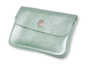 Kopen metallic-mint Bijoutheek Portemonnee Leer Italiaans