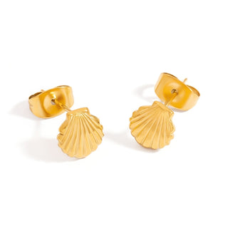 Bijoutheek Oorknoppen Summer Vibe Oester Schelp