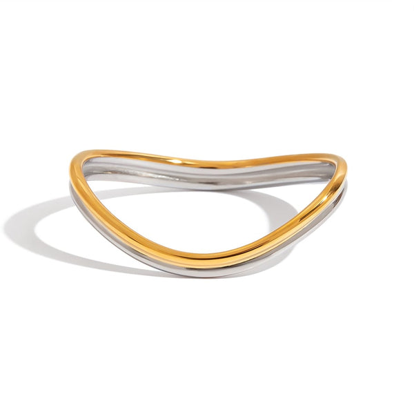 Bijoutheek Armband (Sieraad) Bangle Dubbel Bicolor