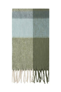 Bijoutheek Sjaal (Fashion) Geblokt Winter Franjes