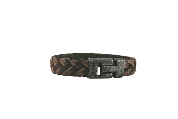 JOSH Brown Bracelet - 24903-BRA-S/BROWN VB (LENGTH: 20.50-22.50 CM)