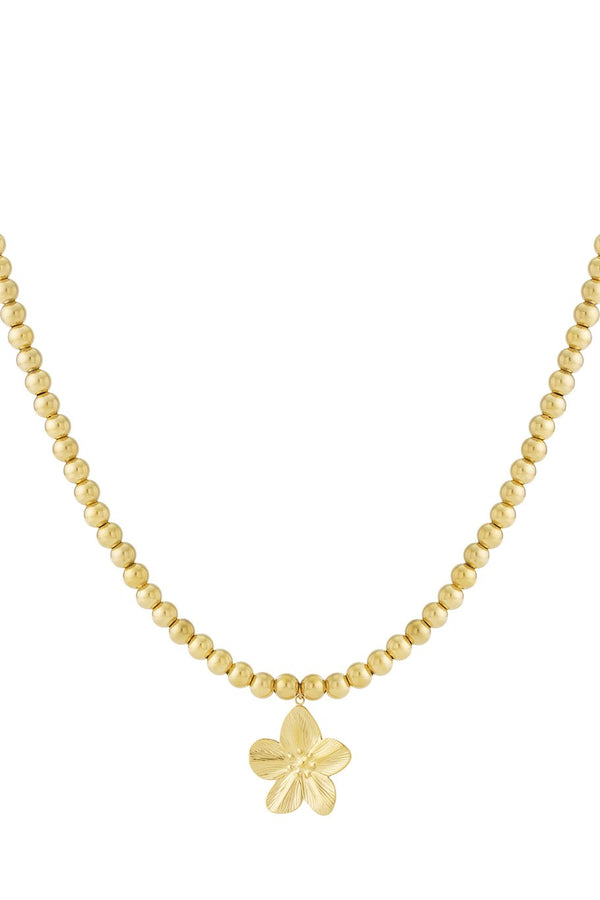 Bijoutheek Collier Ballen Hol Bloem
