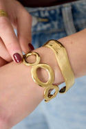 Bijoutheek Armband (Sieraad) Bangle Organische Cirkels Mat