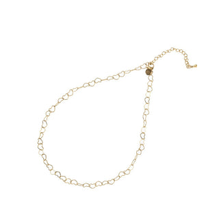 Koop gold Go Dutch Label Necklace heart chain