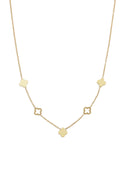 Bijoutheek Collier Klavers Dicht Open