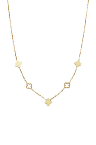 Bijoutheek Collier Klavers Dicht Open