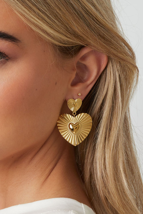 Bijoutheek Oorhangers Stralend Hart