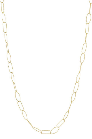 Bijoutheek Collier Lang Schakels Geometrisch