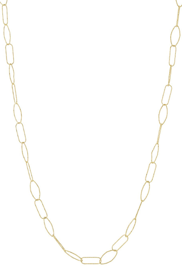Bijoutheek Collier Lang Schakels Geometrisch