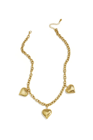 Bijoutheek Collier Chunky Harten