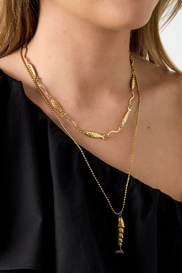 Bijoutheek Collier Wavy Fish
