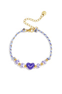 Bijoutheek Armband (Sieraad) Summer Vibe Touw Kralen Hart