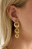 Bijoutheek Oorknoppen Bold Circle