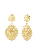 Bijoutheek Oorknoppen Royal Heart