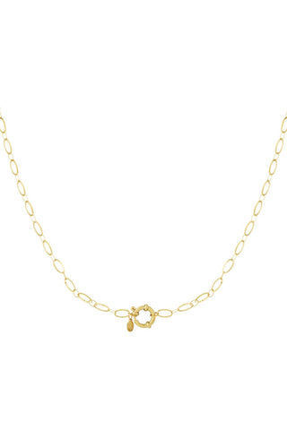 Bijoutheek Collier Q Slot Schakels Ovaal