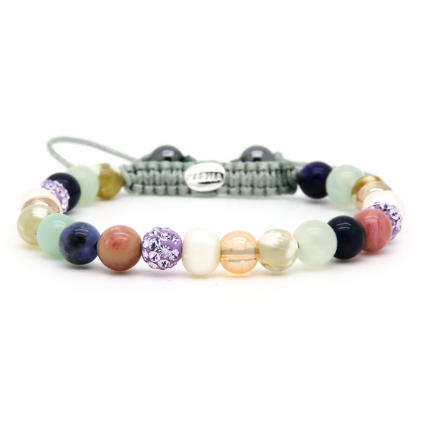 Karma Bracelet (Jewelry) Spiral Purple Rain XS (Lilac crystal) 80023