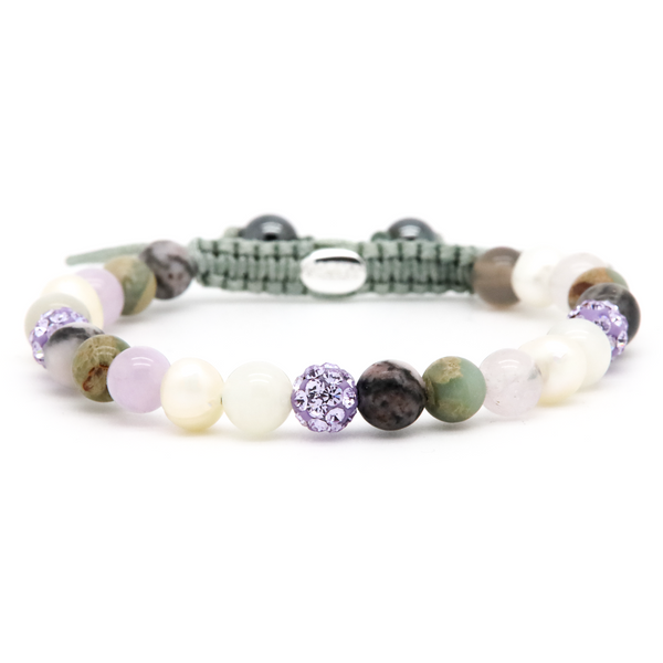 Karma Bracelet (Jewelry) Spiral Lilac Dream XS (Lilac Crystal) 80025