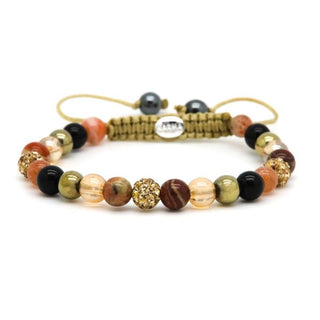 Karma Armband (Sieraad) Spiral MALOE XS (gold crystal)