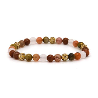 Karma Armband (Sieraad) Spiral SIDONIE XS Elastic (gold crystal)