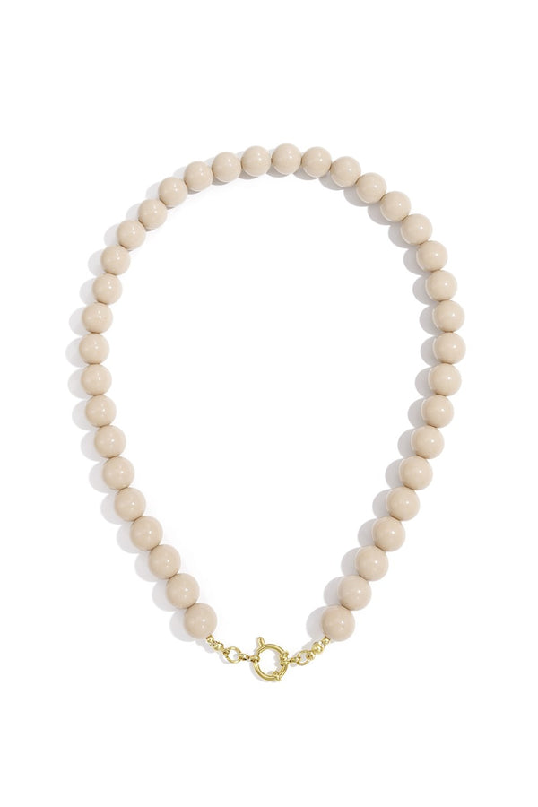 Bijoutheek Collier Kralen 12mm Statement